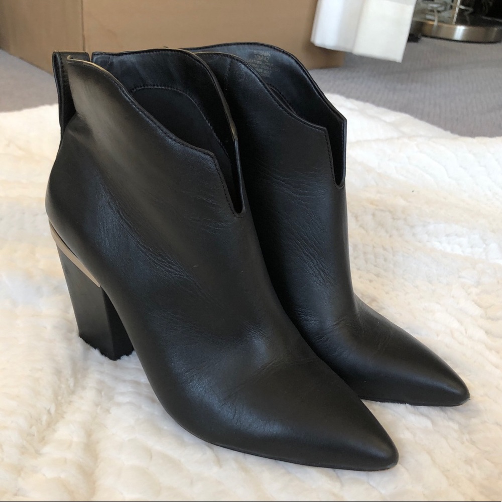 1. State Black Boots.  9.5 Medium